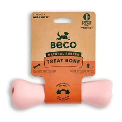 Beco Treat Bone Hračka pro psy růžová 17,5cm