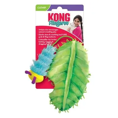 Flamingo Kong® Flingaroo Hračka pro kočky Housenka 24,5cm