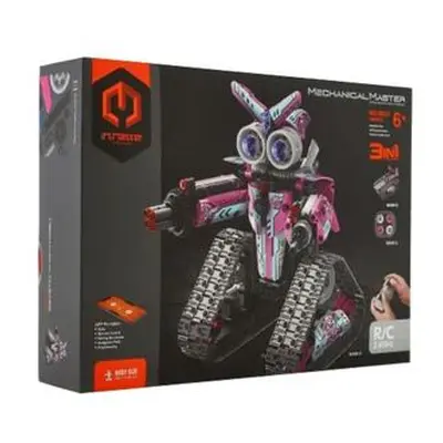 Teddies Robot RC skládací 2,4GHz růžový