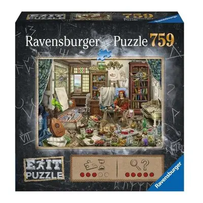 Ravensburger 759 dílků Exit Puzzle: Umělecké studio