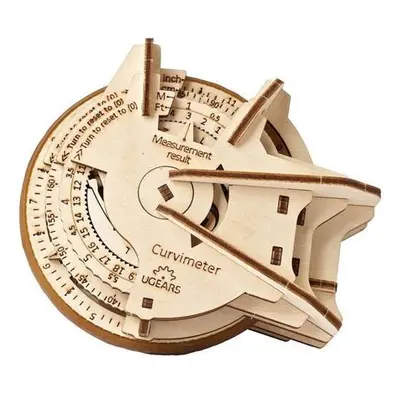 Ugears 3D mechanické puzzle STEM LAB Curvimeter 109 ks