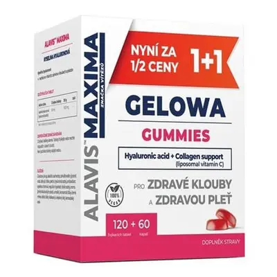 ALAVIS MAXIMA Gelowa Gummies 120 tablet + 60 kapslí