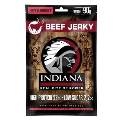 INDIANA Jerky hovězí Hot & Sweet ZIP 90g