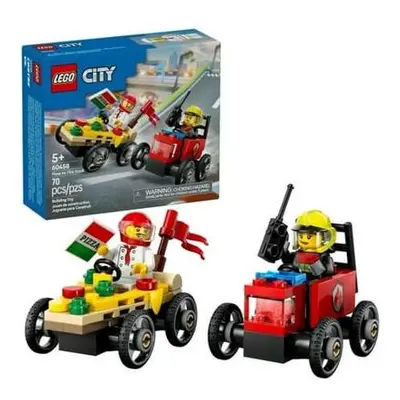 Lego City 60458 Závodní balíček: Rozvoz pizzy vs. Hasičské auto