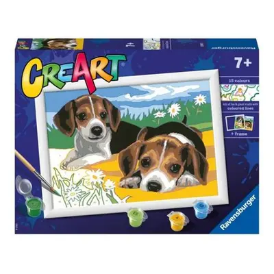 Ravensburger CreArt Štěňata Jack Russella