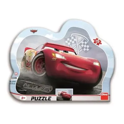 DINO Puzzle 25 dílků kontura CARS 3: BLESK MCQUEEN