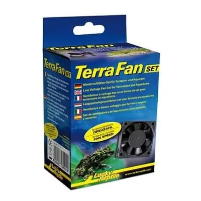 Ventilátory Lucky Reptile Terra Fan Set A/C adaptér + 2 ventilátory