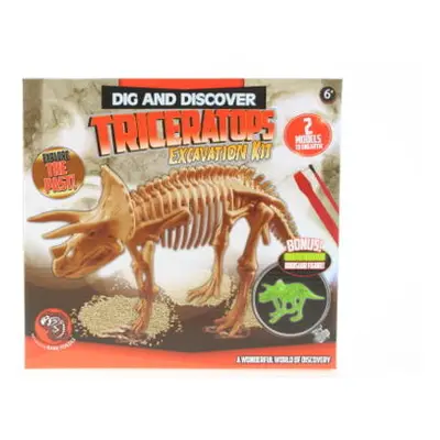 Tesání Dino svítící Triceratops