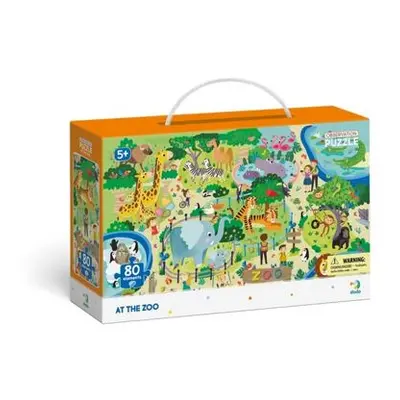 TM Toys Dodo Puzzle s hledáním obrázků ZOO 80 dílků