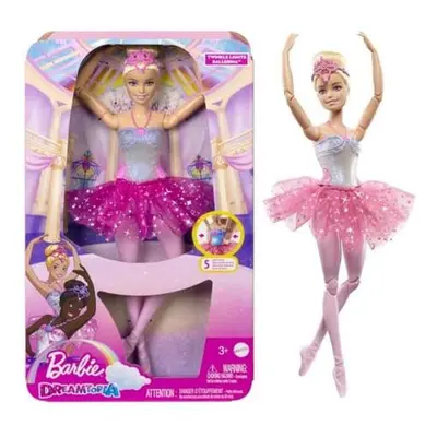 Barbie svítící magická baletka s růžovou sukní