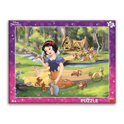 Dino Sněhurka a zvířátka 40 deskové puzzle