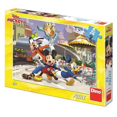 DINO Puzzle 24 dílků MICKEY A PŘÁTELÉ