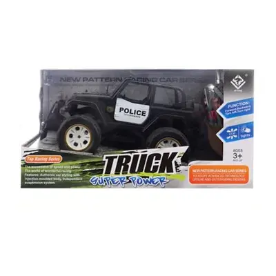 LAMPS Truck Super Power JEEP R/C Auto policejní na dálkové ovládání 1:16