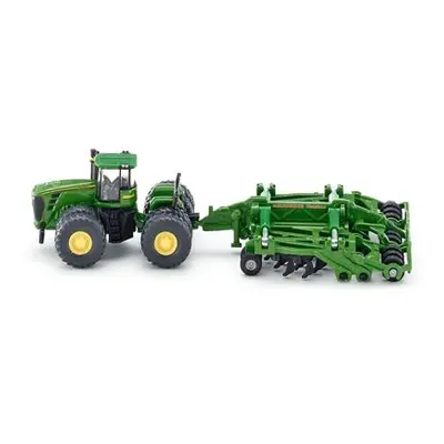 SIKU Farmer 1856 - Traktor John Deere 9630 s bránami Amazone Centaur 1:87