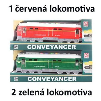 Lokomotiva na baterie varianta 2 zelená lokomotiva