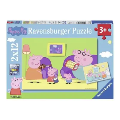 Ravensburger Prasátko Peppa 2x12 dílků