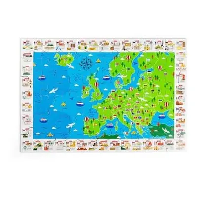 Bigjigs Toys Puzzle Evropské památky