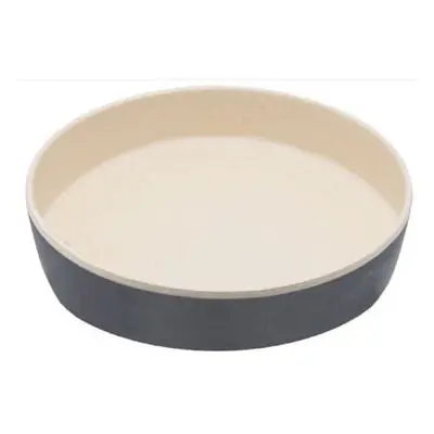 Miska pro kočku, BecoBowl - Bambusová-coastal-grey