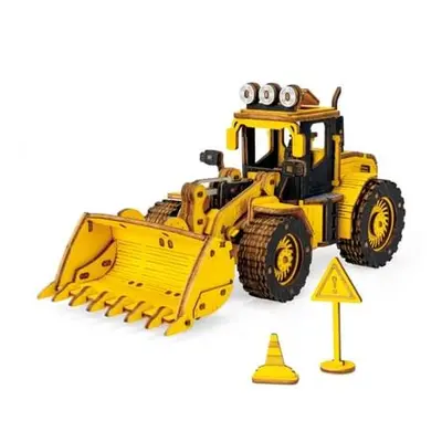 Robotime Rokr 3D dřevěné puzzle Buldozer 211 ks