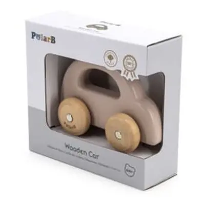 VIGA PolarB Wooden Push Car Brown