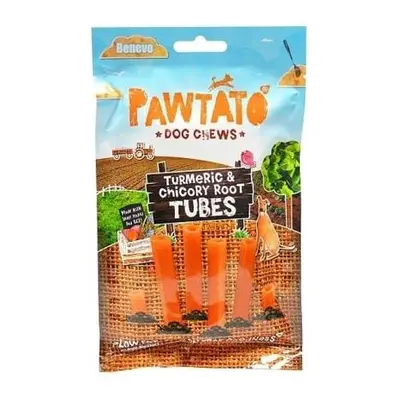 Benevo Odměna pro psy Pawtato Tubes Turmeric & Chicory Root 90g