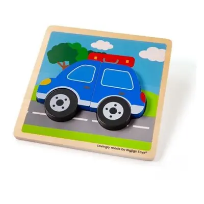 Bigjigs Toys Vkládací puzzle Auto