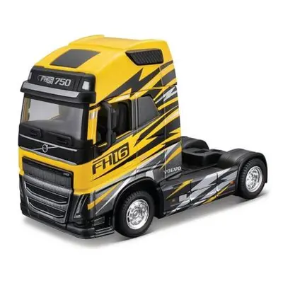 Bburago 1:43 Haulers Custom Cabs Volvo FH16 Globetrotter 750 XXL Yellow