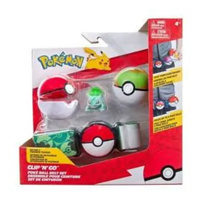 Jazwares Pokémon Clip and Go Poké Ball s páskem Ivysaur