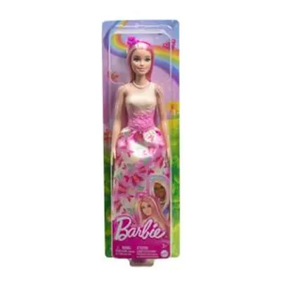 Barbie Pohádková princezna - růžová HRR08