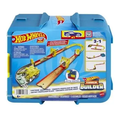 Hot Wheels Track Builder Dráha v boxíku - blesky HMC03