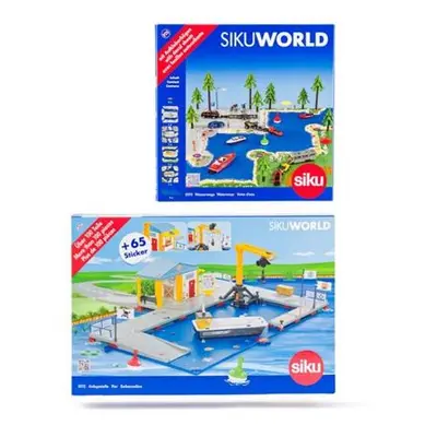 SIKU World - nakládací přístav s molem a vodní plochou