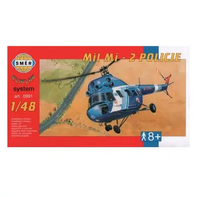 Model Vrtulník Mi 2 - Policie 1:48