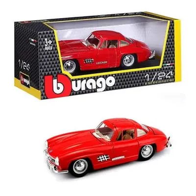 BBurago Mercedes Benz 300SL červená 1:24