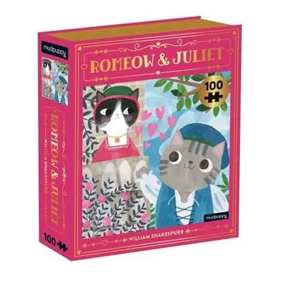 Mudpuppy Puzzle Romeow & Juliet Bookish Cats 100 dílků