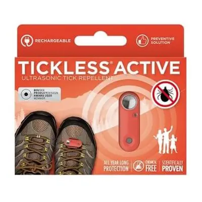 TICKLESS® ACTIVE Dobíjecí ultrazvukový odpuzovač klíšťat a blech pro lidi Corall