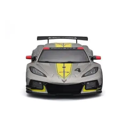 Bburago 1:24 Racing - 2020 Chevrolet Corvette - C8R #4 Yellow