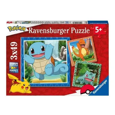 Ravensburger puzzle Vypusťte Pokémony 3x49 dílků