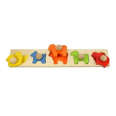 Bigjigs Baby Vkládací puzzle zvířata