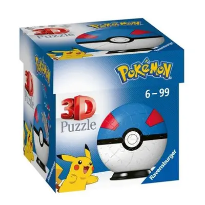 Ravensburger 3D PuzzleBall Pokémon Superball 54 ks