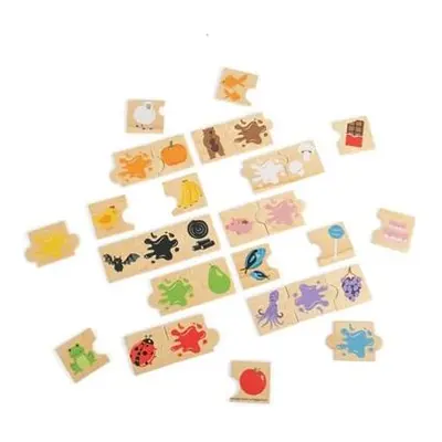 Bigjigs Toys Didaktické puzzle Barvy