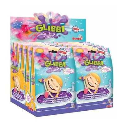 Glibbi Glitter Slime sliz fialový třpytivý, DP10