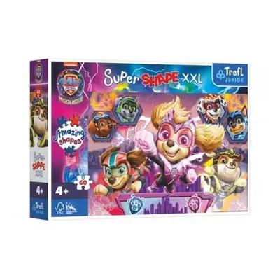 Puzzle Šťastní psi 60 XXL Super Shape Tlapková patrola/Paw Patrol