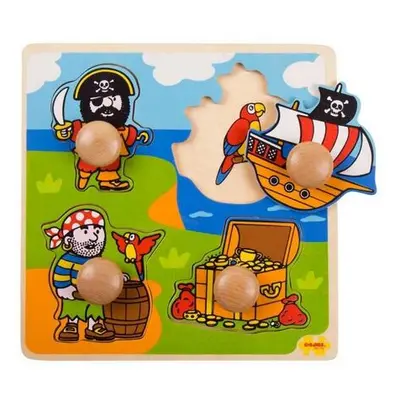 Bigjigs Toys Vkládací puzzle piráti