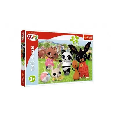 Puzzle Maxi 24 dílků Bing Bunny Zábava v parku 60x40cm