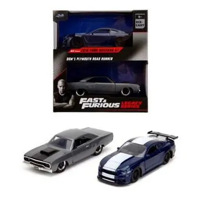 Rychle a zběsile Twin Pack 2016 Ford Mustang GT350 + 1970 Plymouth Road Runner, 1:32 Wave 4/1