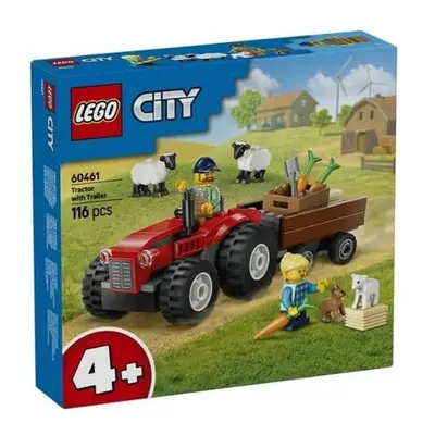 Lego City 60461 Červený traktor s přívěsem a ovcemi