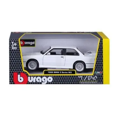 Bburago 1:24 Plus BMW 3 Series M3 1988 White