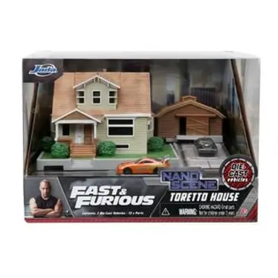 JADA TOYS F&F Nano Doms House Display Diorama model auta 1:24