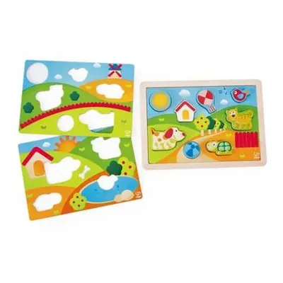 Hape Puzzle Slnečné údolie 3v1