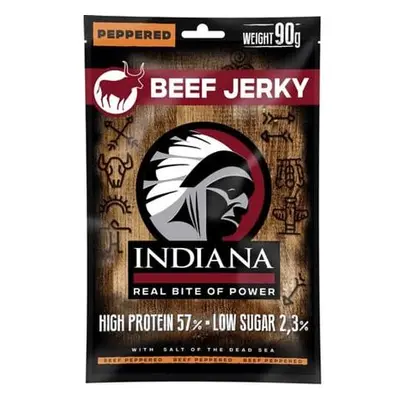 INDIANA Jerky hovězí Peppered ZIP 90g